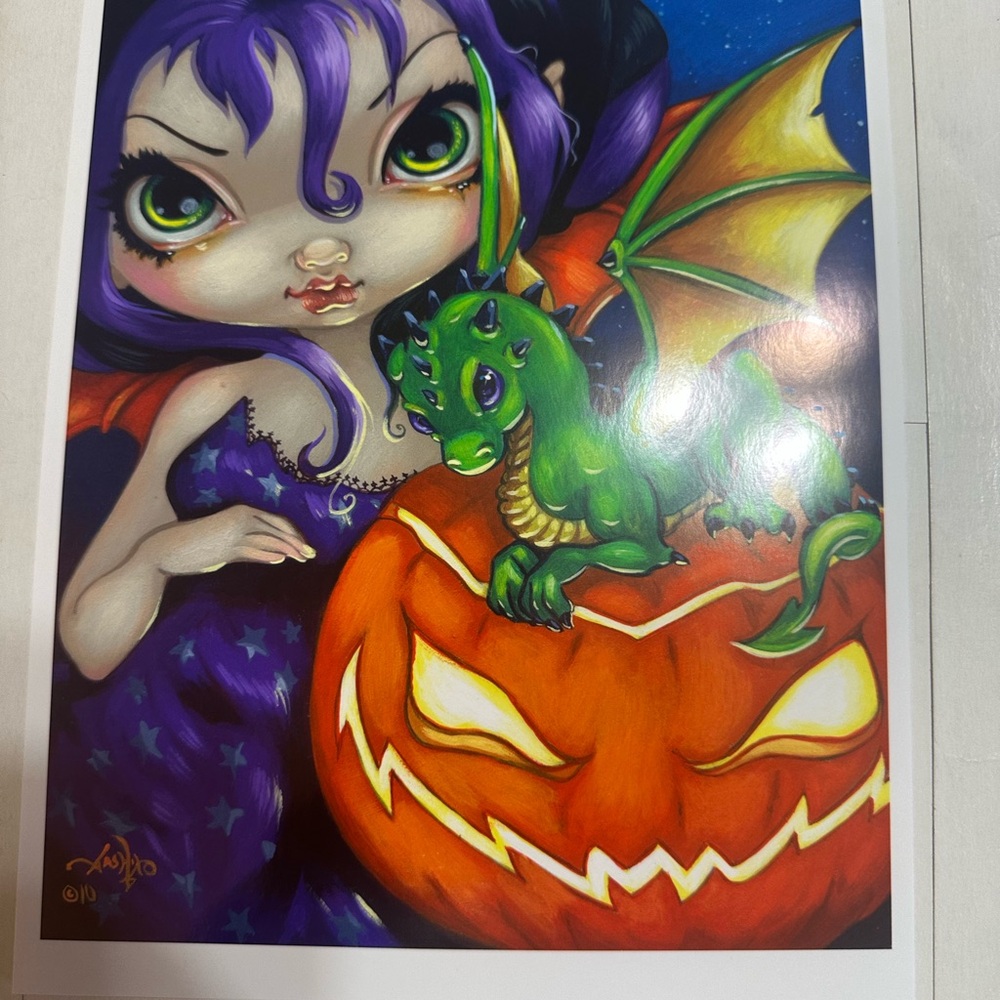Signed Jasmine becket Griffith art print